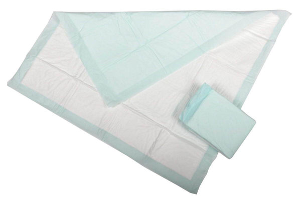 Deluxe Fluff and Polymer Underpads, Non-Quilted, Moderate Absorbency, 30" x 36", 10/BG (MSC282033PZ) Bag of 10