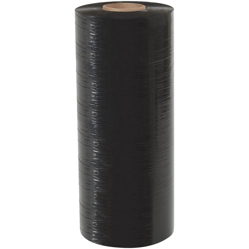 20" x  80 Gauge x 5000' Black Blown Machine Stretch Film (MSF2080BLK) Roll Of 1