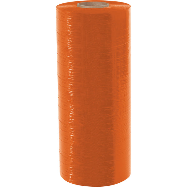 20" x 80 Gauge x 6000' Orange Cast Machine Stretch Film, Roll Of 1 Roll Of 1