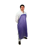 Safety Zone® ProGuard® Vinyl Aprons w/ String Ties, Unhemmed, Blue, 35"x45", 6 Mil, 12/Bag, 6 Bags/Case (SZNMUB-45) Case of 72