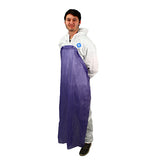 Safety Zone® ProGuard® Vinyl Aprons w/ String Ties, Unhemmed, Blue, 35"x55", 6 Mil, 12/Bag, 6 Bags/Case (SZNMUB-55) Case of 72
