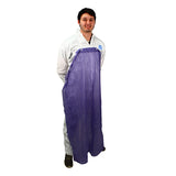 Safety Zone® ProGuard® Vinyl Aprons w/ String Ties, Unhemmed, Blue, 35"x55", 6 Mil, 12/Bag, 6 Bags/Case (SZNMUB-55) Case of 72