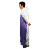 Safety Zone® ProGuard® Vinyl Aprons w/ String Ties, Unhemmed, Blue, 35"x55", 6 Mil, 12/Bag, 6 Bags/Case (SZNMUB-55) Case of 72