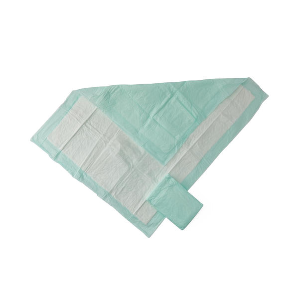 Fluff and Polymer Underpad, Heavy Absorbency, 30" x 36", Green, 80/CS (MUP0365P) Case of 80