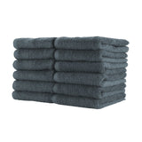 Hospeco® Cotton Jr. Salon Towel 16x27 Charcoal, 180/Case (HOSBBJ-1627-2-5CHA-CS) Case of 180