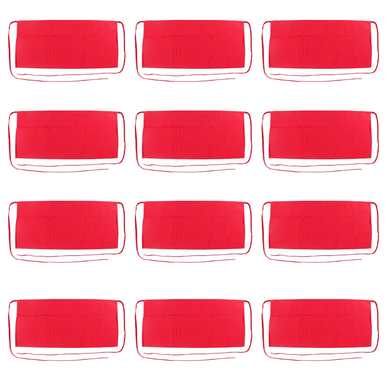 Arkwright Home Mariposa Waist Apron 26x12 Red (12/Pack) (P-WAISTAPRON-RED) 12/PK