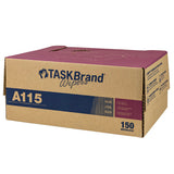 TASKBrand® A115 Spunlace Interfold Wiper, Case of 150 (HOSN-A115ITB) Case of 150