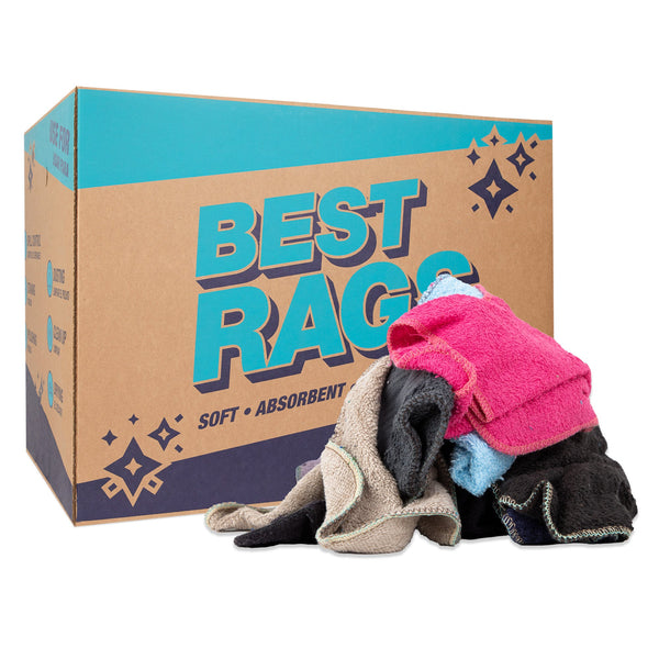 Arkwright Home C10 Washcloth Size Terry Wipers Colors 50lb Box (N-C10-50) 1/BX