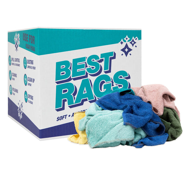 Arkwright Home C60 Shop Towel Terry Wipers Colored 10lb Box (N-C60-10) 1/BX