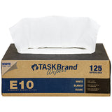 TASKBrand® E10 TAD White 1 Ply 9.06x9.84 IF 18/125, Case of 2250 (HOSN-E010IDW) Case of 2250