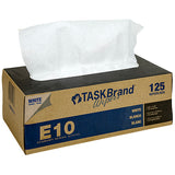 TASKBrand® E10 TAD White 1 Ply 9.06x9.84 IF 18/125, Case of 2250 (HOSN-E010IDW) Case of 2250