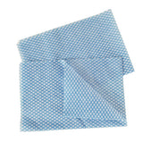 Hospeco® Saniworks® Choice Counter Towels, Poly/Rayon, Blue/White, 13x20, 1/4 Fold, Case of 200 (HOSN-F110QCB) Case of 200