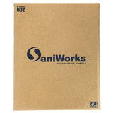 Hospeco® Saniworks® Choice Counter Towels, Poly/Rayon, Pink/White, 13x20, 1/4 Fold, Case of 200 (HOSN-F110QCP) Case of 200