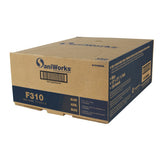Hospeco® Saniworks® Deluxe Towels, Poly/Rayon, Blue, 13x21, 1/4 Fold, Case of 150 (HOSN-F310QCBA) Case of 150