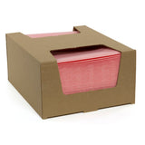 Hospeco® Saniworks® Deluxe Towels, Poly/Rayon, Salmon, 13x21, 1/4 Fold, Case of 150 (HOSN-F310QCSA) Case of 150