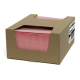 Hospeco® Saniworks® Deluxe Towels, Poly/Rayon, Salmon, 13x21, 1/4 Fold, Case of 150 (HOSN-F310QCSA) Case of 150