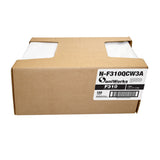 Hospeco® SaniWorks® Deluxe Towels, Poly/Rayon, 13"x17", 1/4 Fold, 150/Case, White (HOSN-F310QCW3A) Case of 150