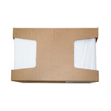 Hospeco® SaniWorks® Deluxe Towels, Poly/Rayon, 13"x17", 1/4 Fold, 150/Case, White (HOSN-F310QCW3A) Case of 150