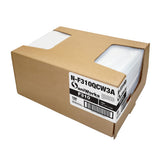 Hospeco® SaniWorks® Deluxe Towels, Poly/Rayon, 13"x17", 1/4 Fold, 150/Case, White (HOSN-F310QCW3A) Case of 150