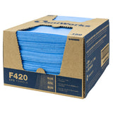 Hospeco® SaniWorks® EPS Towels, 10"x17", 1/4 Fold, 150/Case, Blue (HOSN-F420QCB5) Case of 150