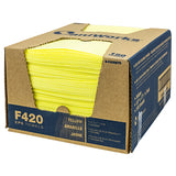 Hospeco® SaniWorks® EPS Towels, 10"x17", 1/4 Fold, 150/Case, Yellow (HOSN-F420QCY5) Case of 150