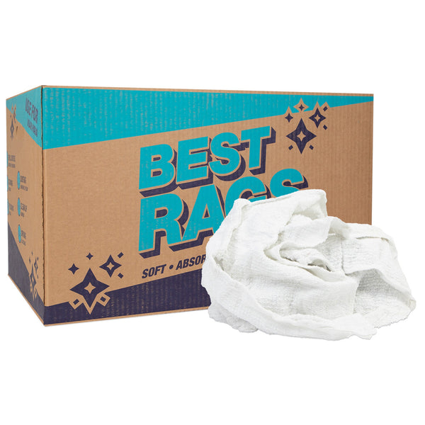 Arkwright Home W500 ECO-Terry Wipers White 25lb Box (N-W500-25) 1/BX