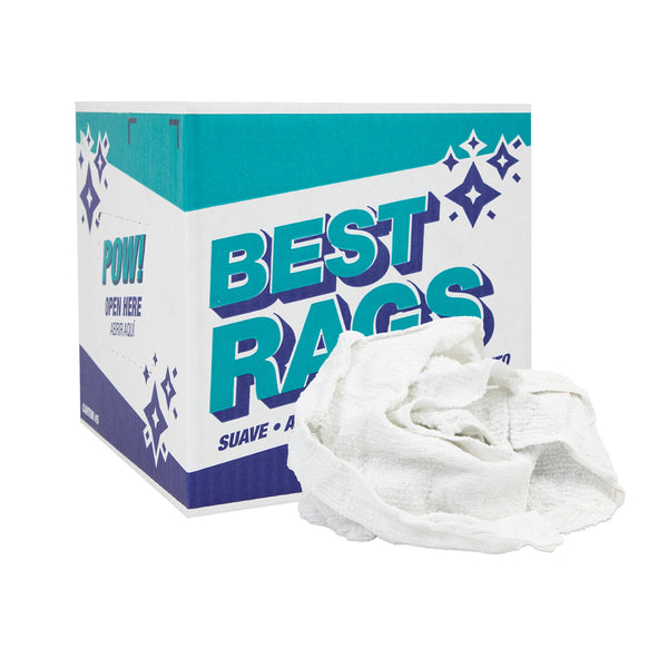 Arkwright Home W500 ECO-Terry Wipers White 5lb Box (N-W500-5) 1/BX