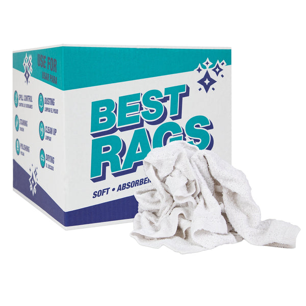 Arkwright Home W69 Bar Mop Terry Wipers White 10lb Box (N-W69-10) 1/BX