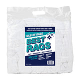 Hospeco® W43 T-Shirt Cleaning Rags White New, 10lb Bag- Case of 4 Bags (HOSN2-W43-10BG-CS) Case of 4 Bags