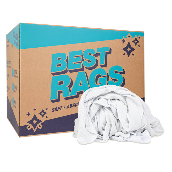 Arkwright Home N-W51 French Terry Cleaning Rag White 50lb Box (N-W51W-50) 1/BX