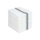 Arkwright Home® Mariposa Bistro NaPackin 18x22 Black Stripe, 120/Case (BISTRO-BL-CS) Case of 120