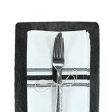 Arkwright Home® Mariposa Bistro NaPackin 18x22 Black Stripe, 120/Case (BISTRO-BL-CS) Case of 120