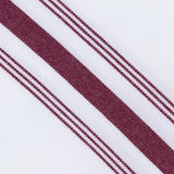 Arkwright Home® Mariposa Bistro NaPackin 18x22 Burgundy Stripe, 120/Case (BISTRO-BUR-CS) Case of 120