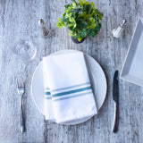 Arkwright Home® Mariposa Bistro NaPackin 18x22 Hunter Green Stripe, 120/Case (BISTRO-HG-CS) Case of 120