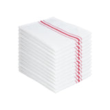 Arkwright Home® Mariposa Bistro NaPackin 18x22 Red Stripe, 120/Case (BISTRO-R-CS) Case of 120