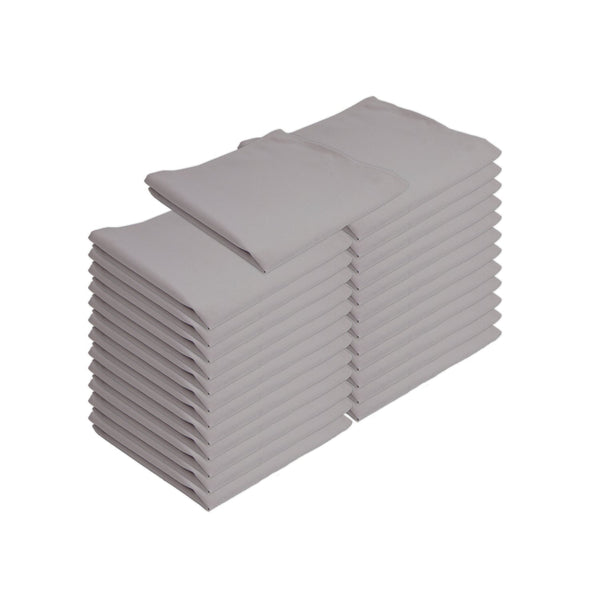 Arkwright Home Mariposa Poly Spun Napkin 20x20 Light Gray (25/Pack) (PNP-NAP-GREY-25) 25/PK