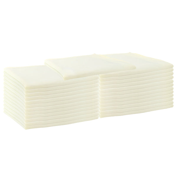 Arkwright Home Mariposa Poly Spun Napkin 20x20 Ivory (25/Pack) (PNP-NAP-IVORY-25) 25/PK