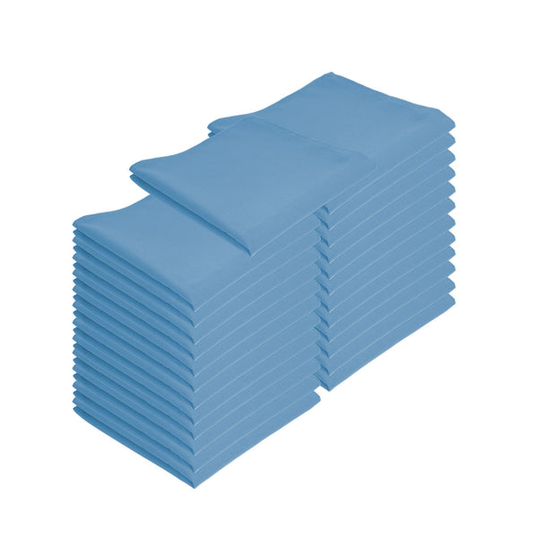 Arkwright Home Mariposa Poly Spun Napkin 20x20 Light Blue (25/Pack) (P-NAP-LTBLU-SPN) 25/PK