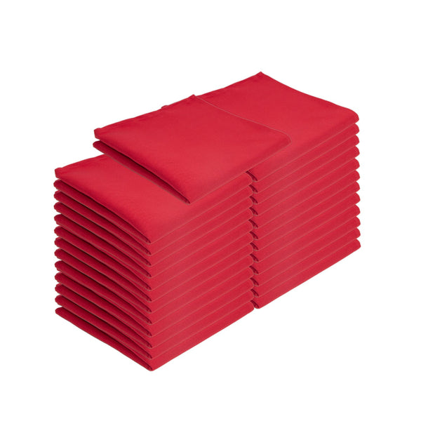 Arkwright Home Mariposa Poly Spun Napkin 20x20 Red (25/Pack) (PNP-NAP-R-25) 25/PK