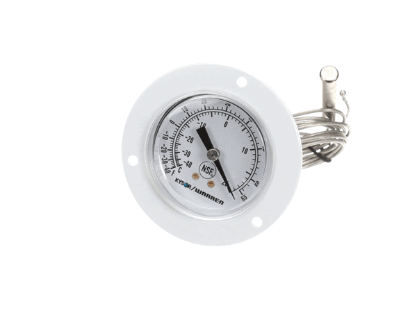 Kysor Warren 08D10023 Thermometer 2" Dial White" (NAX08D10023) Each