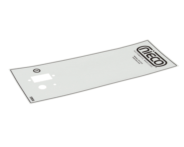 NIECO 22873 LABEL, CONTROL BOX STD JF-G R (NC22873) Each