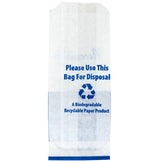 Hospeco® Necessities® Courtesy Disposal Bags, White & Blue, 500/Case (HOSNEC-500) Case of 500