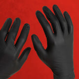 Art Noir® Nitrile Powder Free 6 mil Exam Gloves, Black, Lrg, Case of 1000 (HOSSHD936) Case of 1000