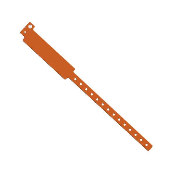 Write-On Vinyl ID Band, Adult, 12", Orange, 500/BX (NON050514) Box of 500