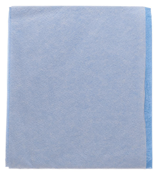 Tissue/Poly Drape Sheet, Blue, 40" x 90" (101.6 cm x 228.6 cm), 1 EA (NON24335H) Each