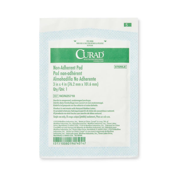 CURAD Non-Adherent Dressing Pad, Sterile, 3" x 4", 1/EA  (NON25710HH) Each