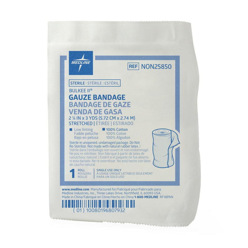 Bulkee II Sterile Cotton Gauze Bandage, 2.25" x 3 yd., 1/EA  (NON25850H) Each