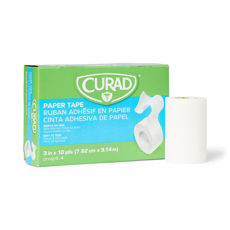 CURAD Paper Medical Adhesive Tape, 3" x 10 yd., 4/BX  (NON270003Z) Box of 4