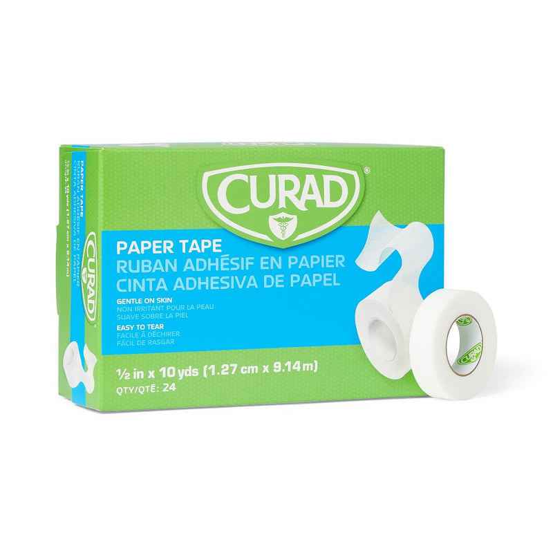 CURAD Paper Adhesive Tape, 24/BX (NON270012Z) Box of 24