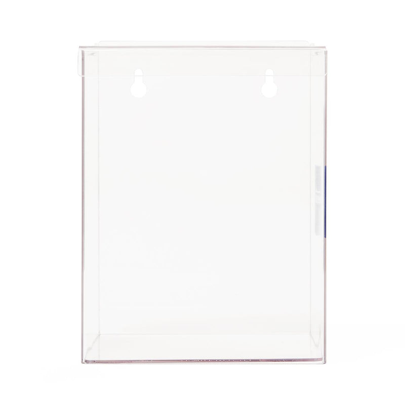 Cone Mask Dispenser with Lid, Clear, 6/CS (NONFP017) Case of 6
